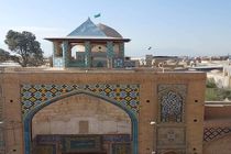 مرمت و بازسازی درب ورودی مدرسه علمیه امام خمینی (ره) کاشان