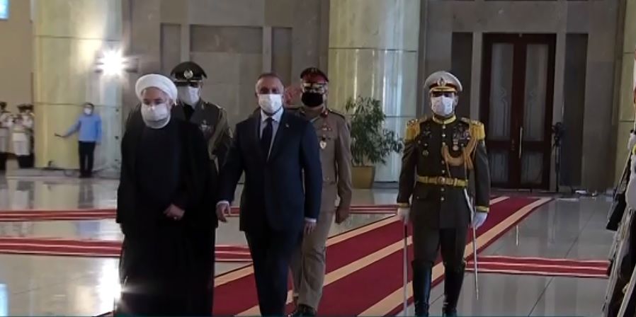 روحانی از نخست وزیر عراق استقبال کرد