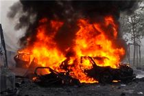 انفجار خودرو بمبگذاری شده در منطقه دمر دمشق