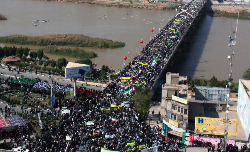 اعلام مسیرهای راهپیمایی 22 بهمن در خوزستان