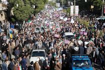 مردم کرمانشاه با حضور گسترده اغتشاشات اخیر را محکوم کردند