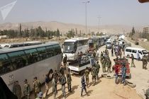 بیش از ۱۵ هزار عنصر تروریستی از غوطه شرقی به ادلب سوریه حرکت کردند