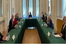 دیدار ظریف با وزیر امور خارجه ایرلند در دوبلین