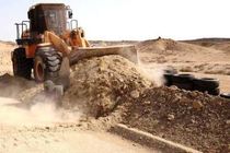 رفع تصرف بیش از 60 هزار مترمربع از اراضی ملی شهرستان "میناب" 