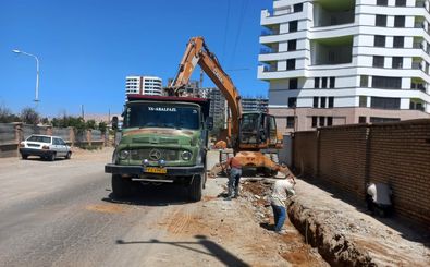 پیشرفت ۸۰ درصدی احداث خیابان شهید امامی در منطقه ۴ قم