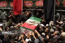 پیکر شهید سرلشکر فضل‌الله نوذری در کازرون تشییع و به خاک سپرده شد
