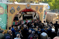 مراسم تشییع پیکر مطهر شهدای گمنام در شیراز، سومین حرم اهل بیت (ع) برگزار شد