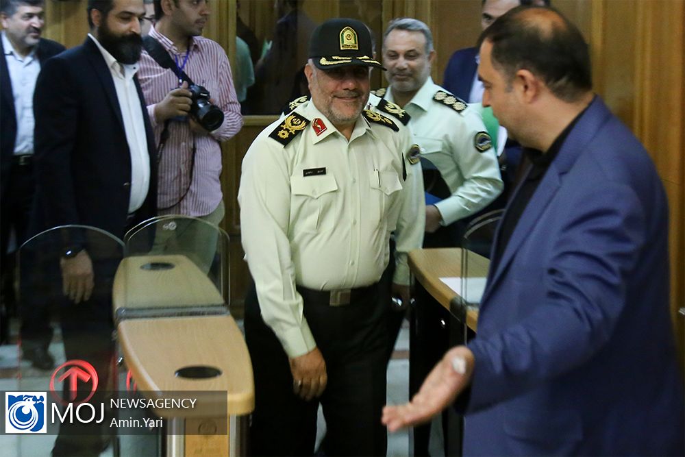 یکصد و هفتادمین جلسه شورای شهر تهران با حضور رییس پلیس پایتخت