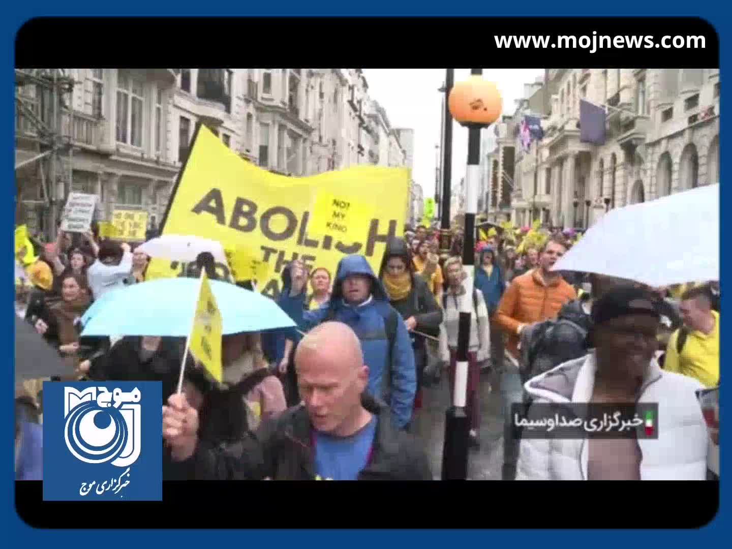 جشن تولد پر حاشیه پادشاه انگلیس + فیلم