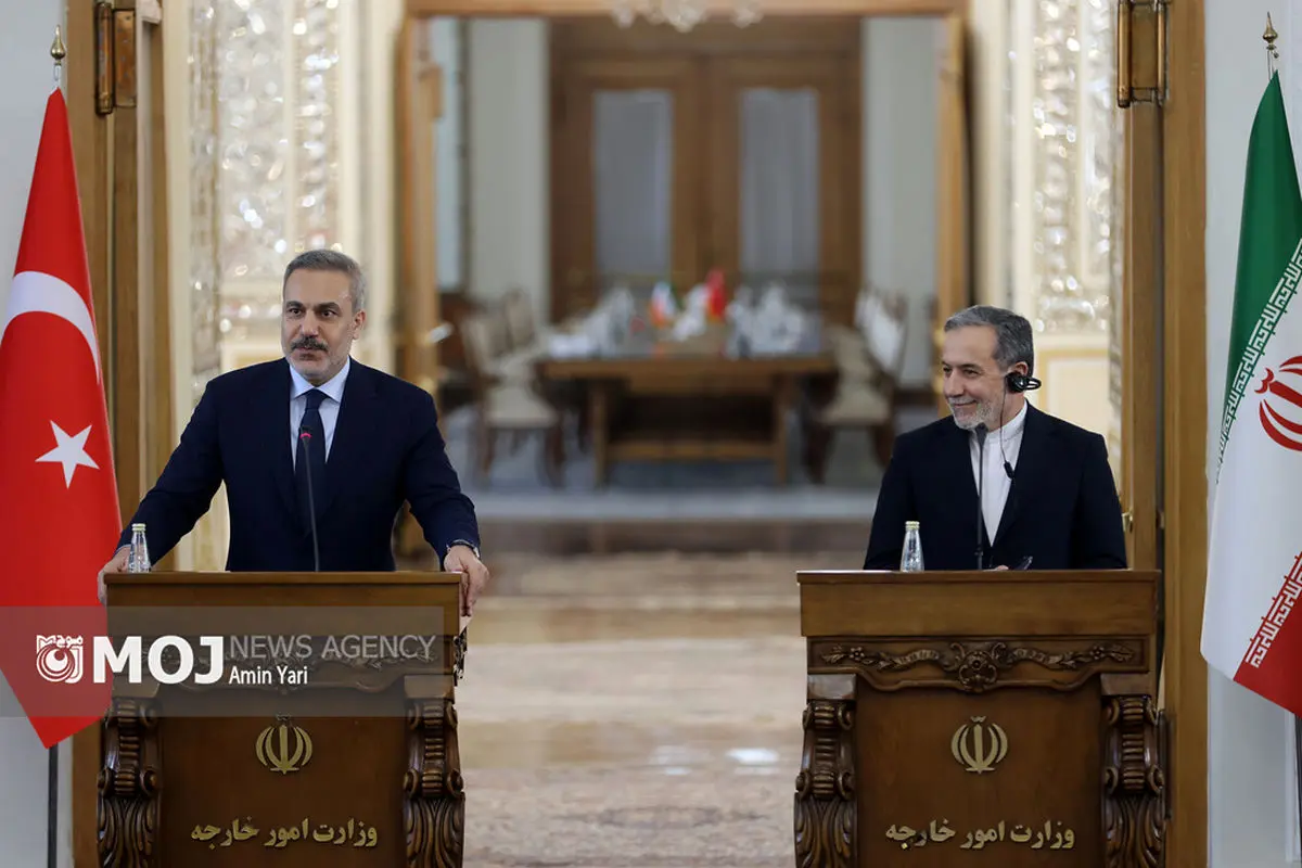 نشست خبری وزیران امور خارجه ایران و ترکیه|