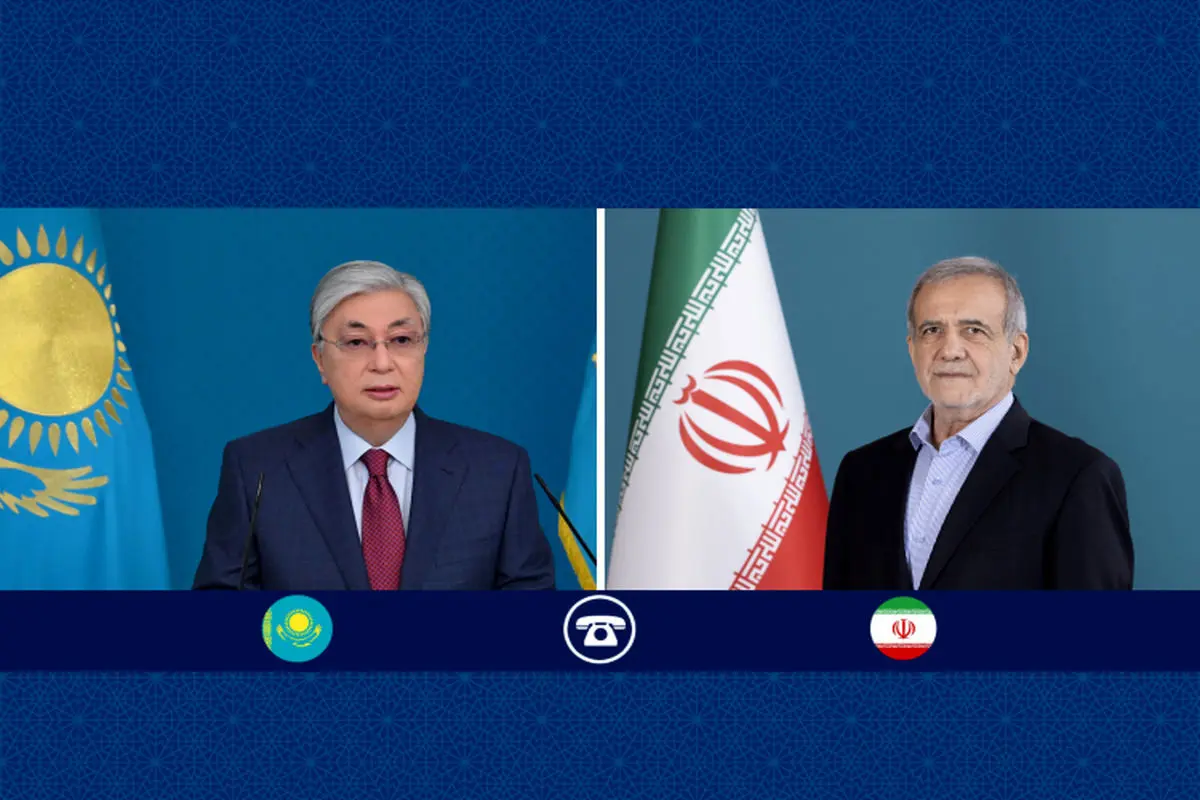 روسای جمهور ایران و قزاقستان بر تحکیم و گسترش مناسبات تاکید کردند