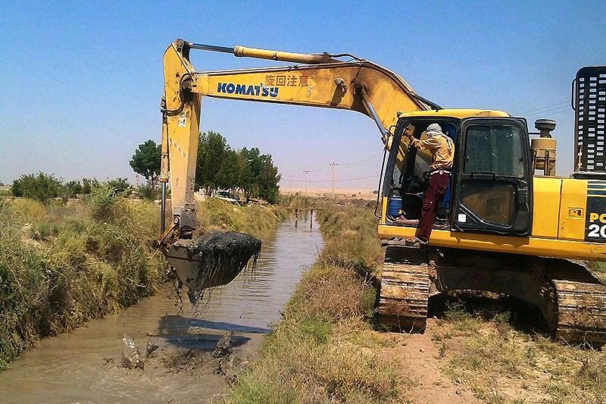 لایروبی 15 کیلومتر از کانال‌های سنتی کشاورزی گلوگاه