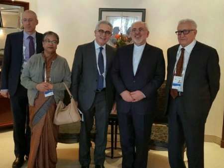  دیدار هیات ریش سفیدان ( Elders ) سازمان ملل متحد با وزیر امور خارجه ایران