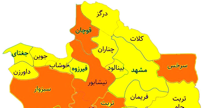 اجازه فعالیت به بیشتر مشاغل در مشهد با توجه به شرایط زرد کرونایی