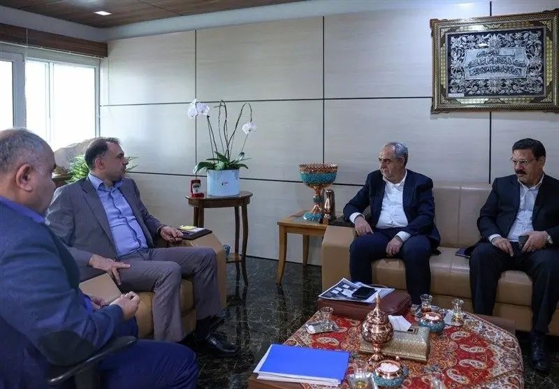 دیدار استاندار آذربایجان شرقی با مدیرعامل شرکت ملی مس