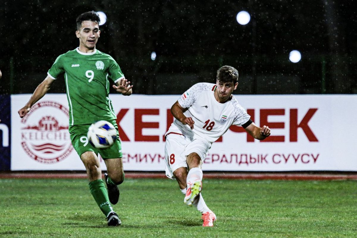 Iran defeated Turkmenistan at 2024 CAFA U20 C'ship