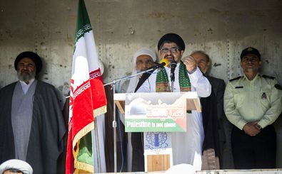 بنیان‌گذار انقلاب اسلامی ما به حمایت از مظلومین، روز قدس را نامگذاری کردند