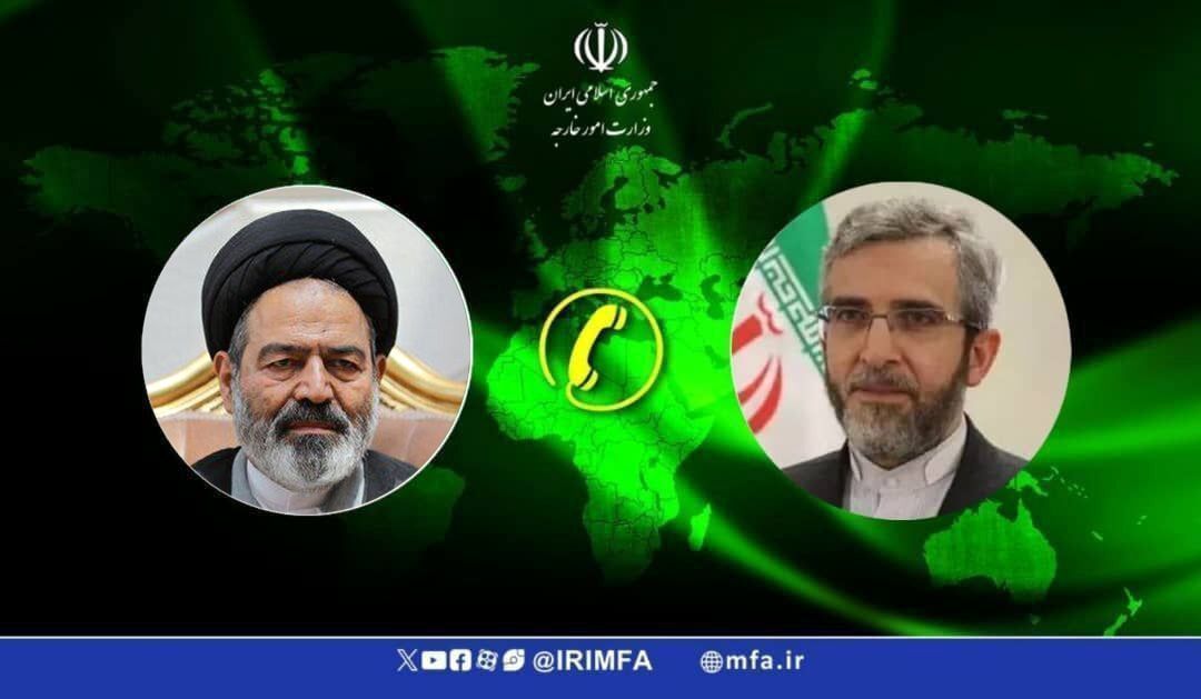 سرپرست وزارت امور خارجه با سرپرست حجاج ایرانی گفتگو کرد
