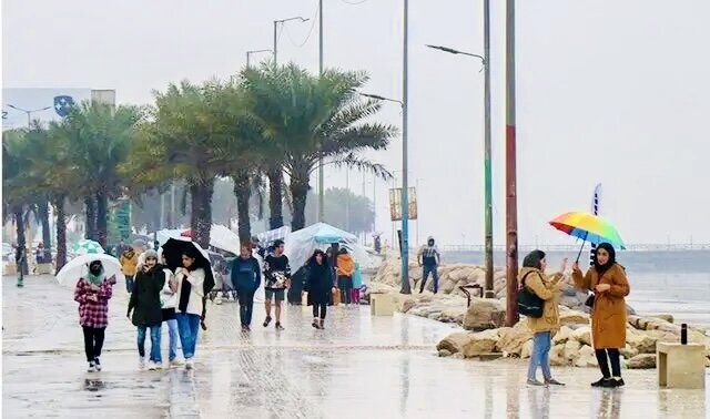 تداوم فعالیت سامانه بارشی و ناپایداری جوی و دریایی در هرمزگان تا سه‌شنبه
