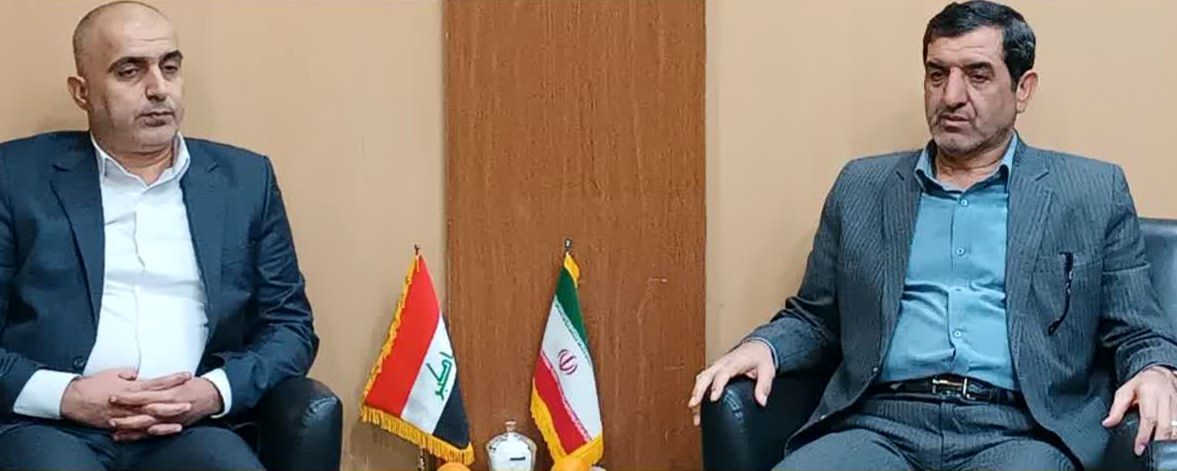 فرماندار بدره عراق با فرماندار مهران دیدار کرد