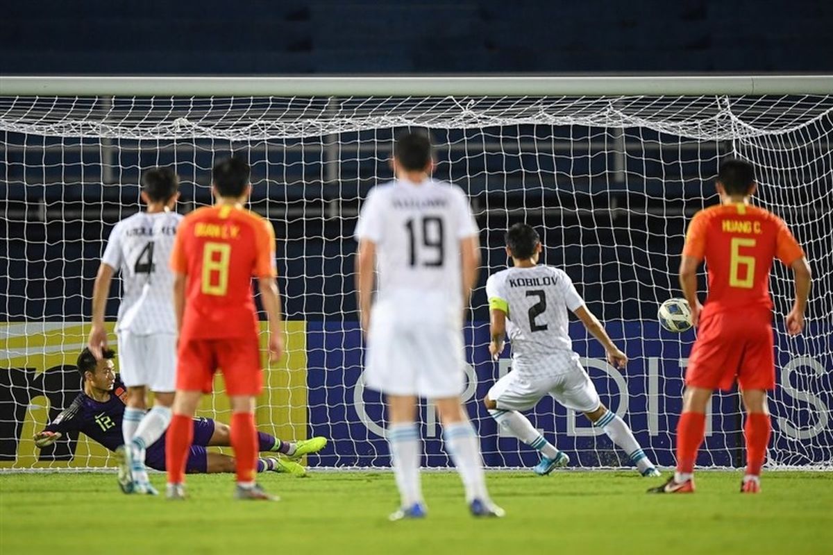 نتیجه بازی تیم ملی فوتبال امید چین و ازبکستان 