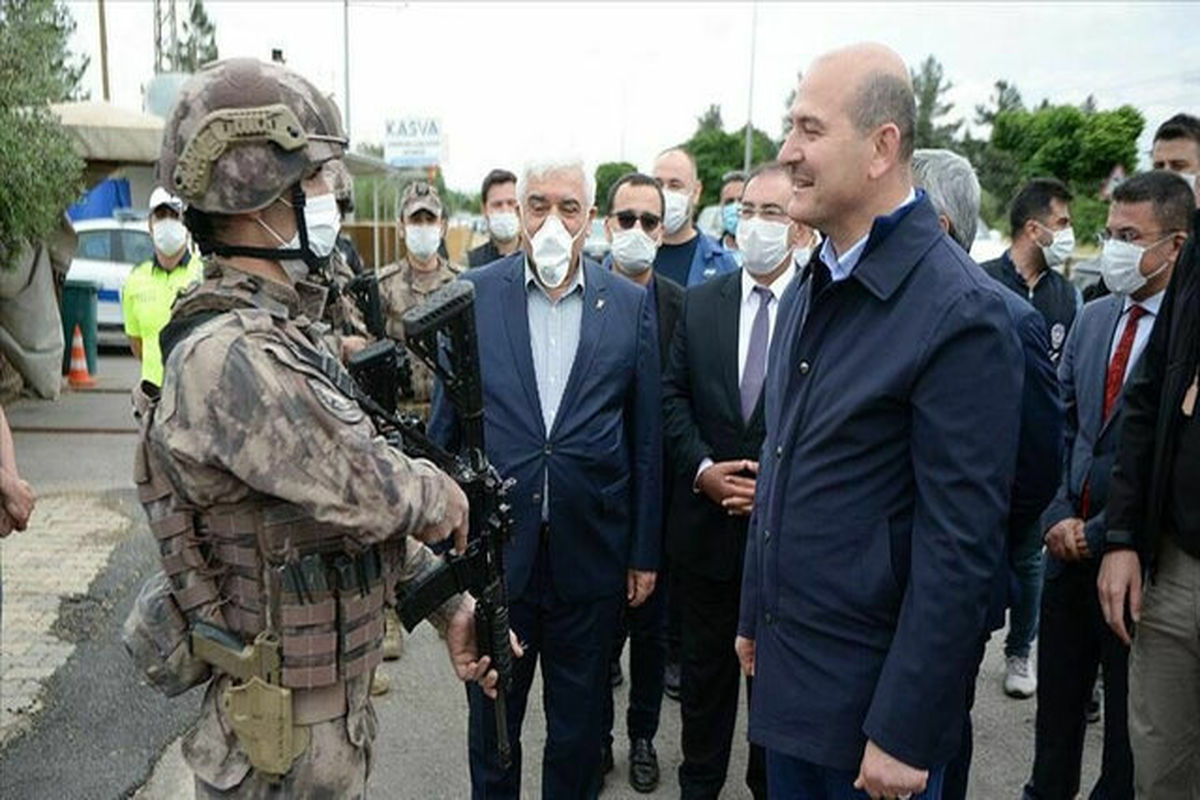 ورود وزیر کشور ترکیه به خاک سوریه برای اولین بار