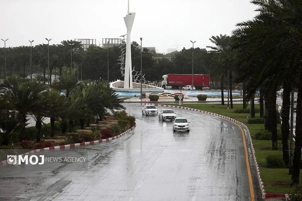 بارندگی جزیره کیش