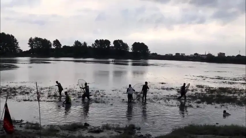 قرق‌شکنی در آب‌بندان رمنت بابل