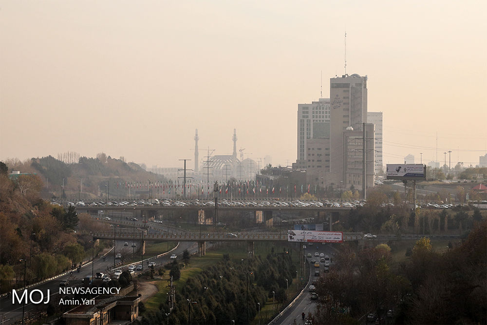 کیفیت هوای تهران در 30 آبان 97 ناسالم است