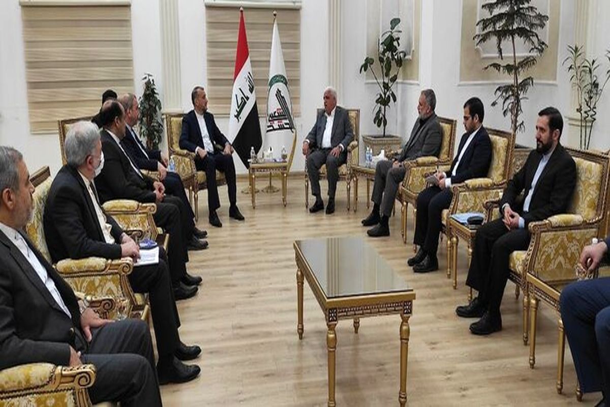 امیرعبداللهیان با روسای الحشد الشعبی و ائتلاف دولت قانون عراق  دیدار و گفتگو کرد