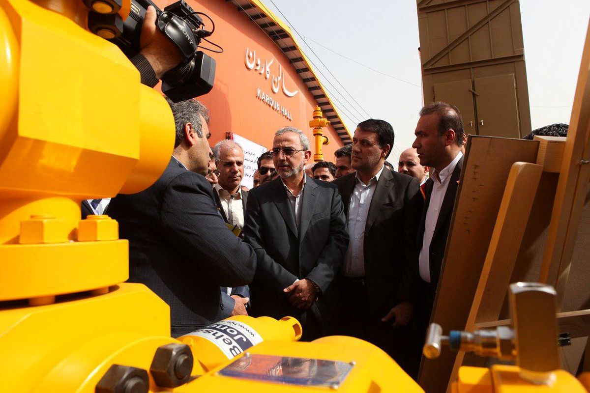 رونمایی از 4 قلم کالای ساخت داخل در نمایشگاه نفت خوزستان