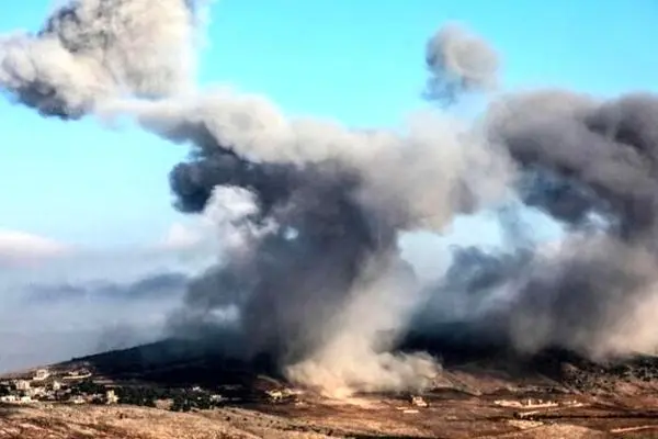 چهارمین حمله هوایی به جنگل‌های نبطیه از زمان توقف جنگ ۶۶ روزه