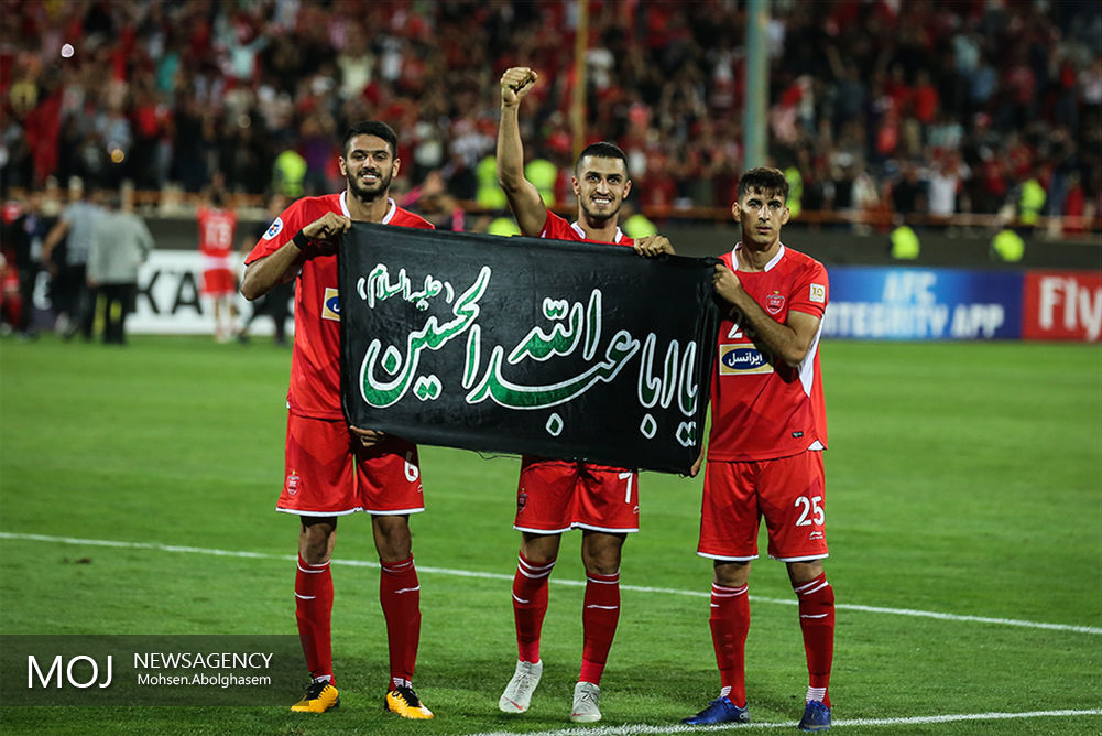 دیدار تیم های فوتبال پرسپولیس ایران و الدحیل قطر