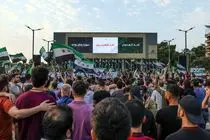 مردم سوریه در محکومیت حمله رژیم صهیونیستی به دمشق تظاهرات کردند