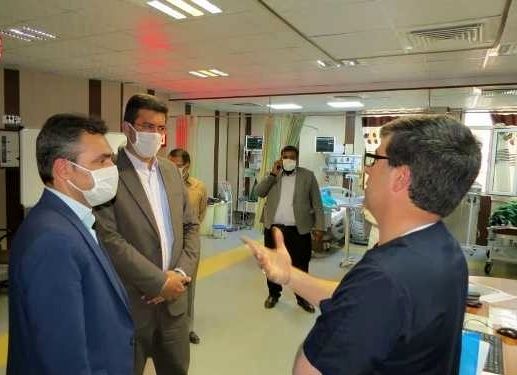 فرماندار یزد کمبود تجهیزات بیمارستان افشار یزد را بررسی کرد