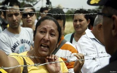 ونزوئلا؛ وقتی زخم ناشی از سیم خاردار فراموش می شود + عکس
