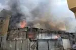  مغازه تعویض روغنی در شمال تهران در آتش سوخت