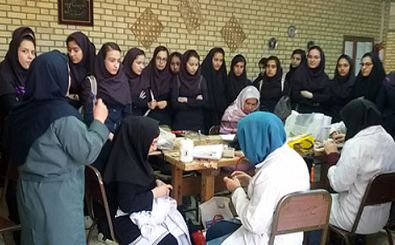  بازدید 60 نفر از دانش آموزان مدارس سماء از کارگاه های مهارتی در نجف آباد
