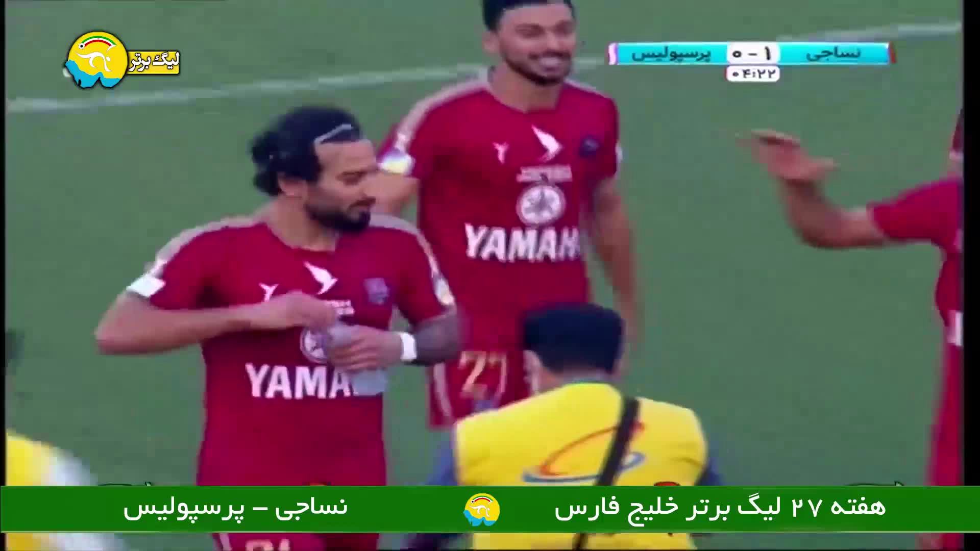 فیلم گل اول نساجی به پرسپولیس توسط روح الله باقری