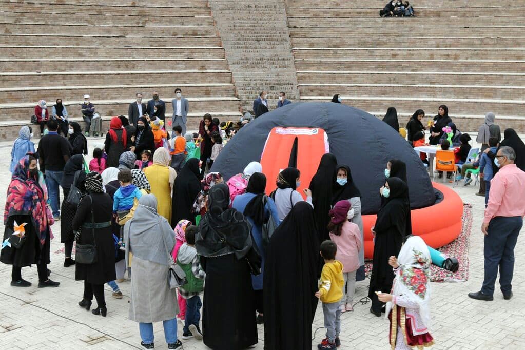 آسمان نمای بادی کانون پرورش فکری مازندران گشایش یافت