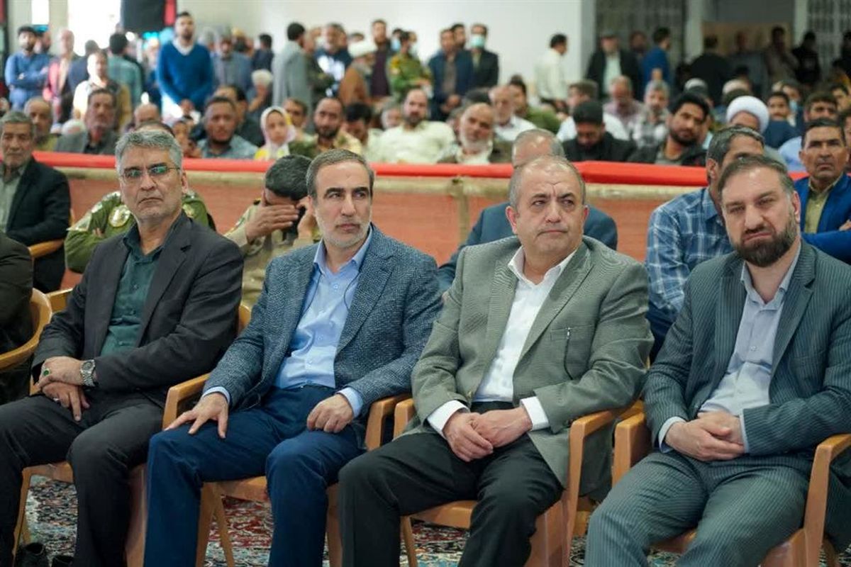 حضور مدیرعامل ذوب‌آهن اصفهان در مراسم دومین سالگرد شهادت سردار شهید سید محمد حجازی