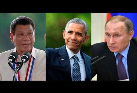 رئیس جمهور فیلیپین با اوباما و پوتین مذاکره می کند
