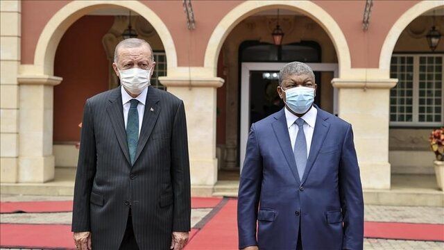 تاکید اردوغان بر ادامه حمایت آنکار از آنگولا در زمینه صنایع دفاعی