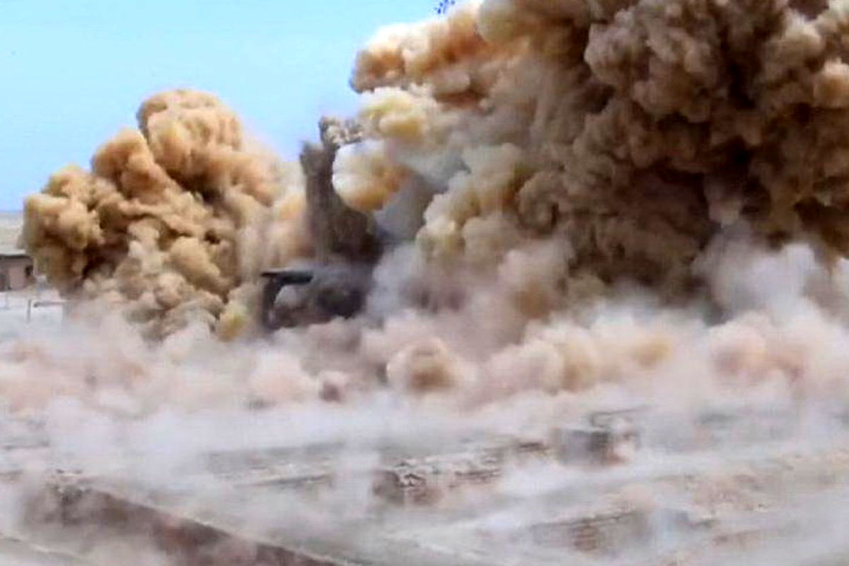 داعش معبد تاریخی «نابو» در شمال عراق را تخریب کرد
