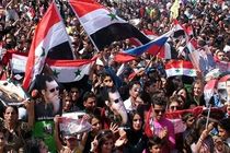 برگزاری تظاهرات ضد آمریکایی در سوریه