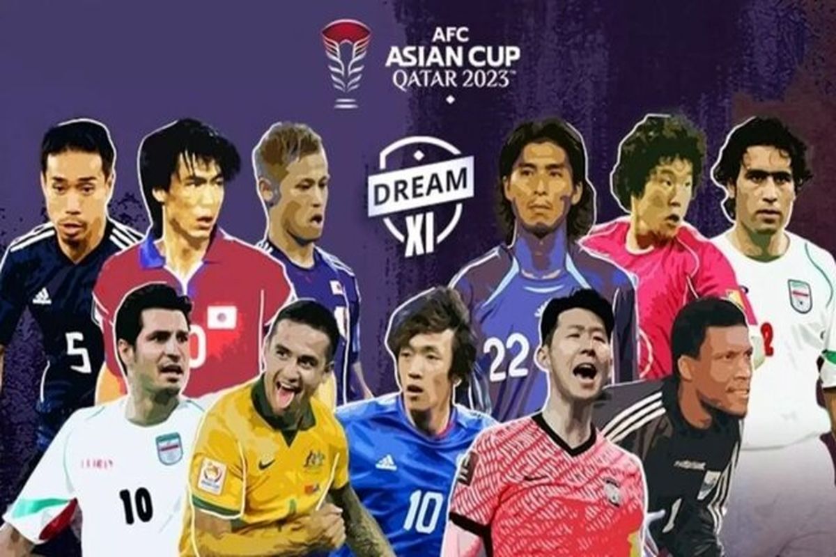 نام دایی و مهدوی کیا در بین منتخبین تاریخی جام ملت‌های آسیا