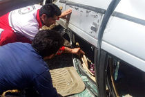 واژگونی خودرو در محور نورآباد به کرمانشاه/ راننده کشته شد